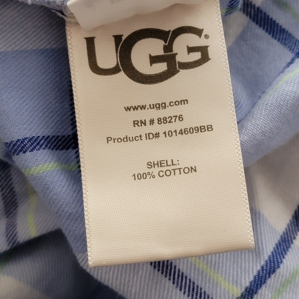UGG Raven Plaid Pajama Top - Picture 6 of 10